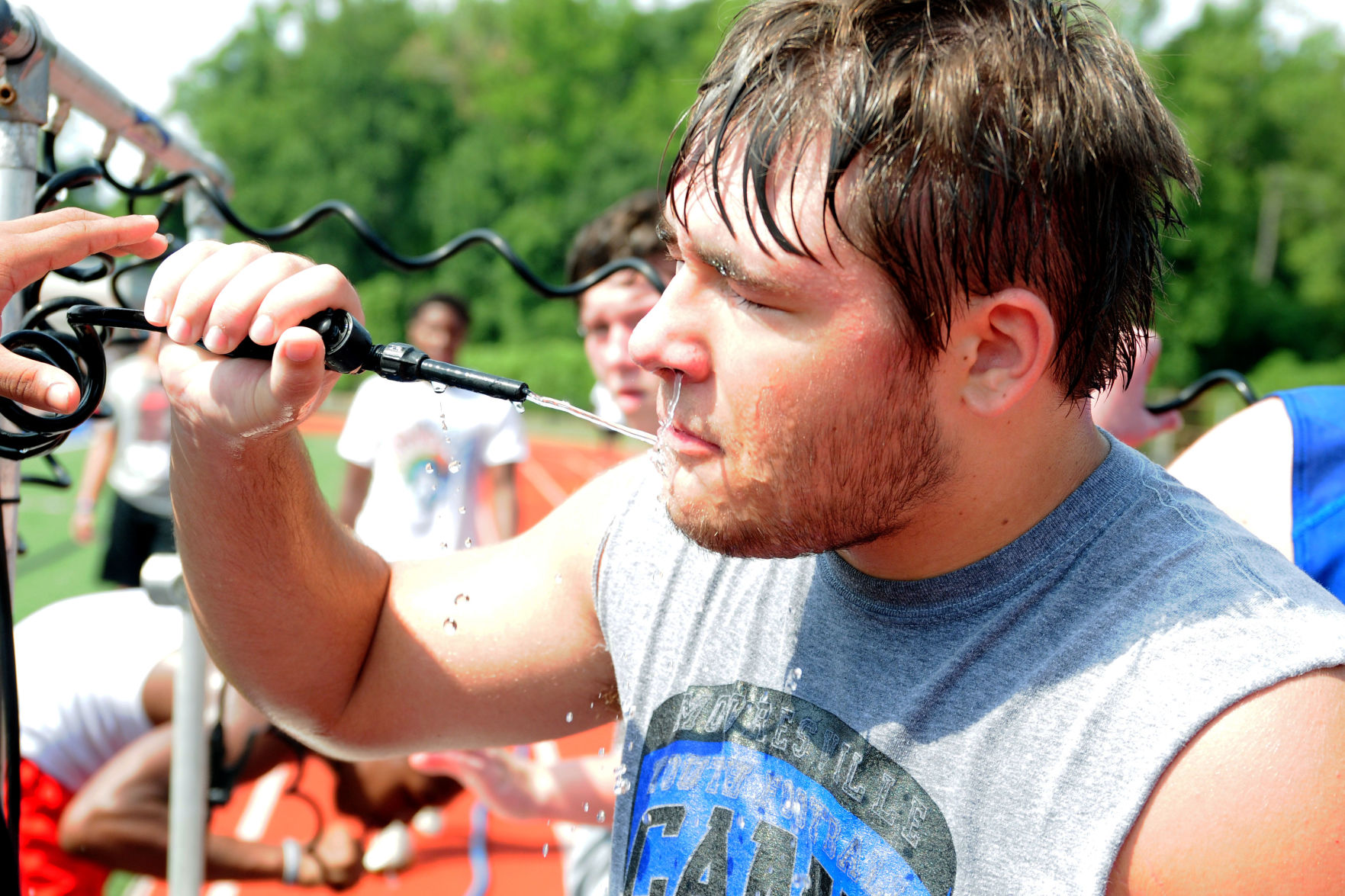 Mooresville football practice